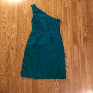 J. Crew One-Shoulder Dress